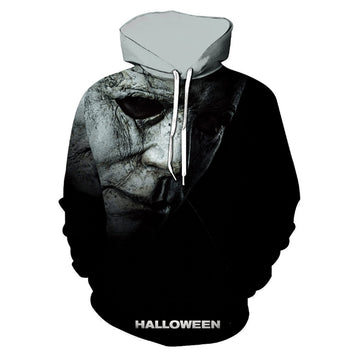 Película Halloween Michael Myers máscara Sudadera Cosplay Halloween Fiesta Carnaval 3D Impreso